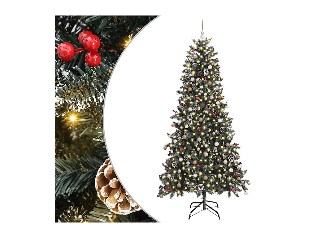 Árbol de Navidad artificial Verde 129.5 x 129.5 x 240 cm