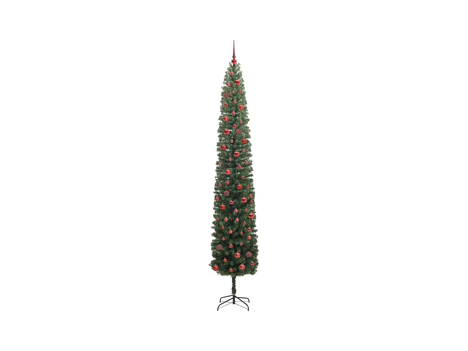 Árbol de Navidad artificial Verde 270 cm PVC, Acero y Plástico