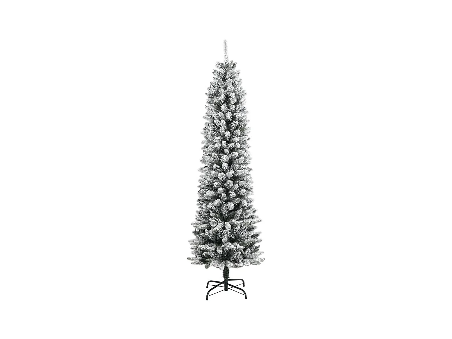 Sapin de Noël artificiel 300 LED et neige floquée 210 cm