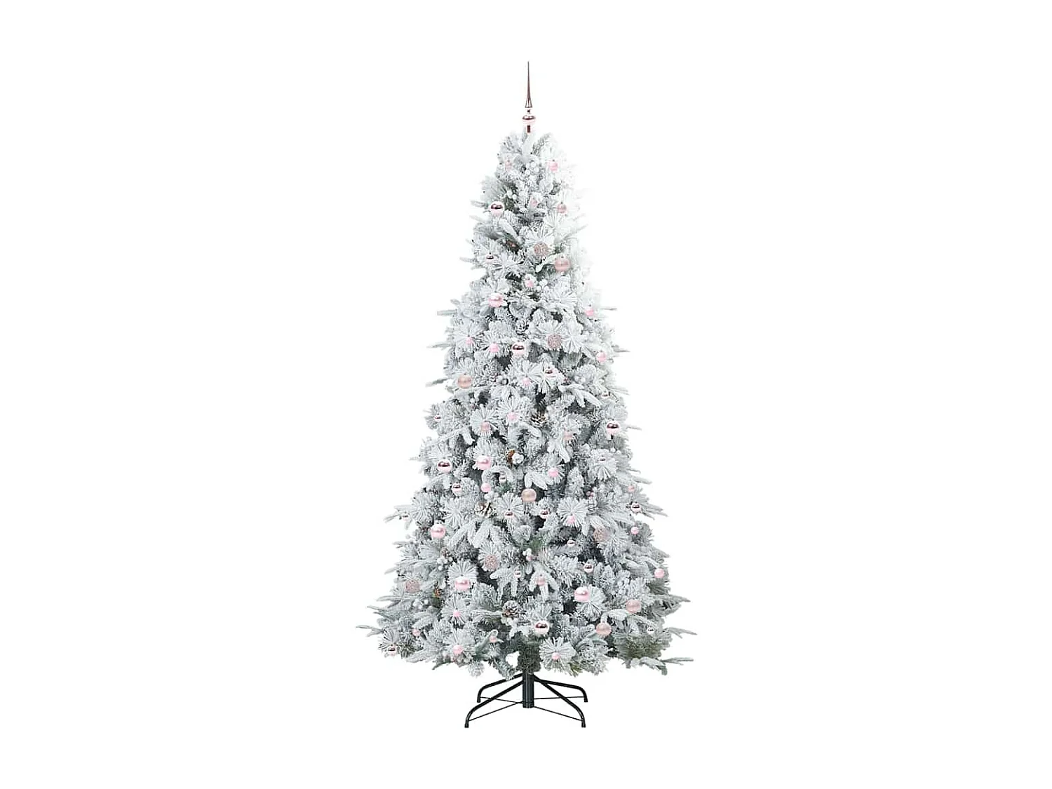 Árvore de Natal Articulada Artificial Verde 240 cm PE e PVC