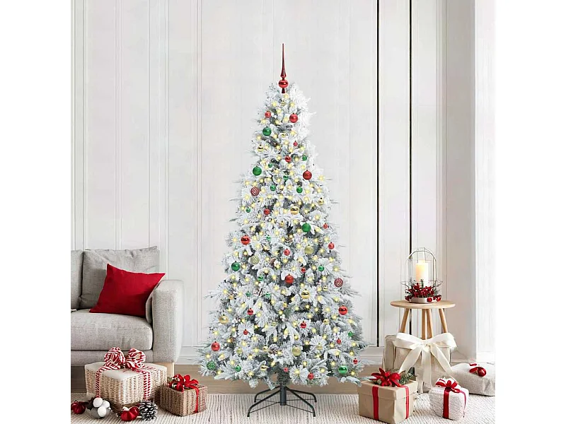 Árbol de Navidad artificial con ramas articuladas Verde 210 cm