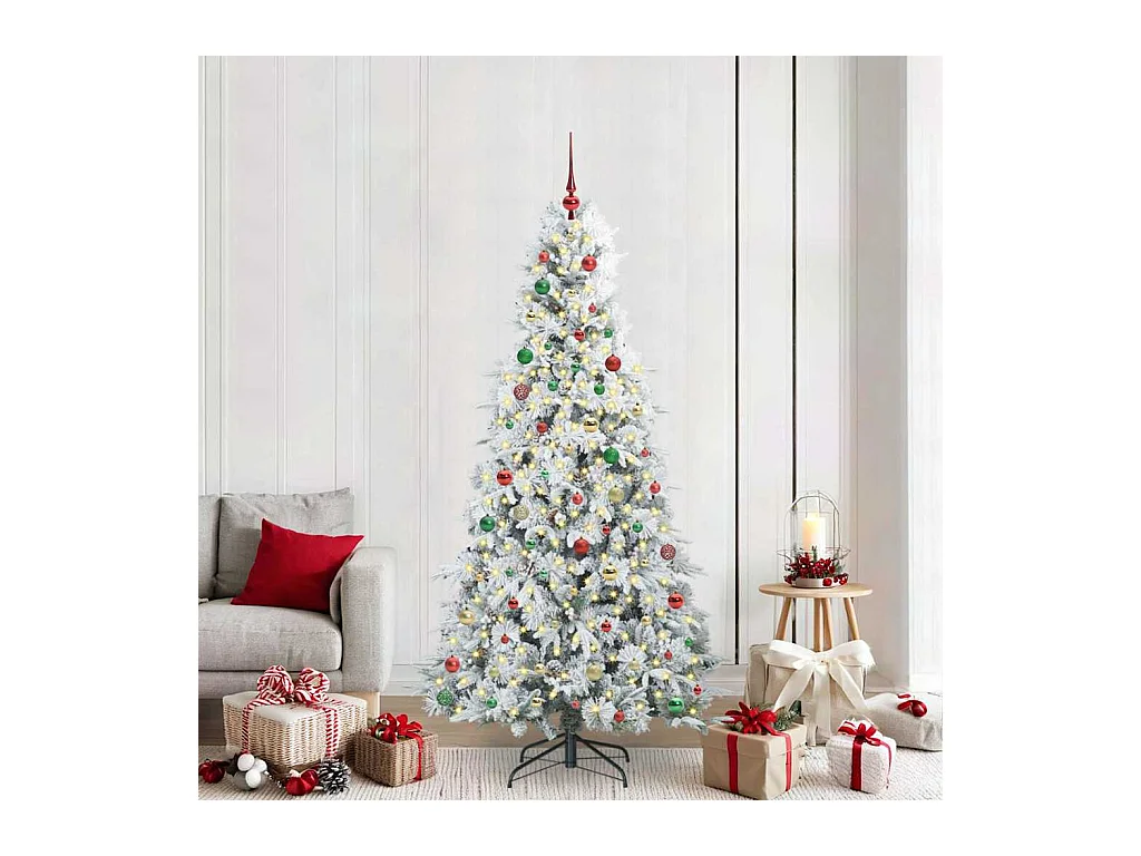 Árbol de Navidad artificial con ramas articuladas Verde 210 cm