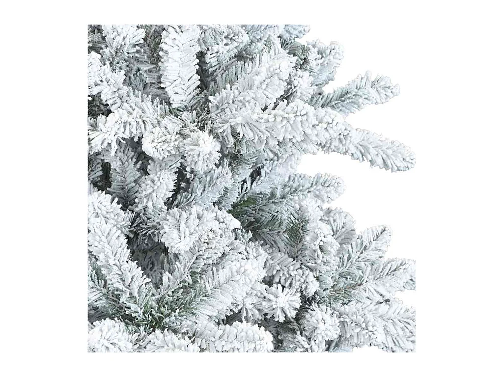 Arbre de Noël Artificiel Moderne à Charnières Flocké avec Neige