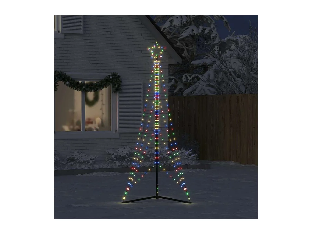 Árbol de Navidad LED 483 LEDs de colores 240 cm