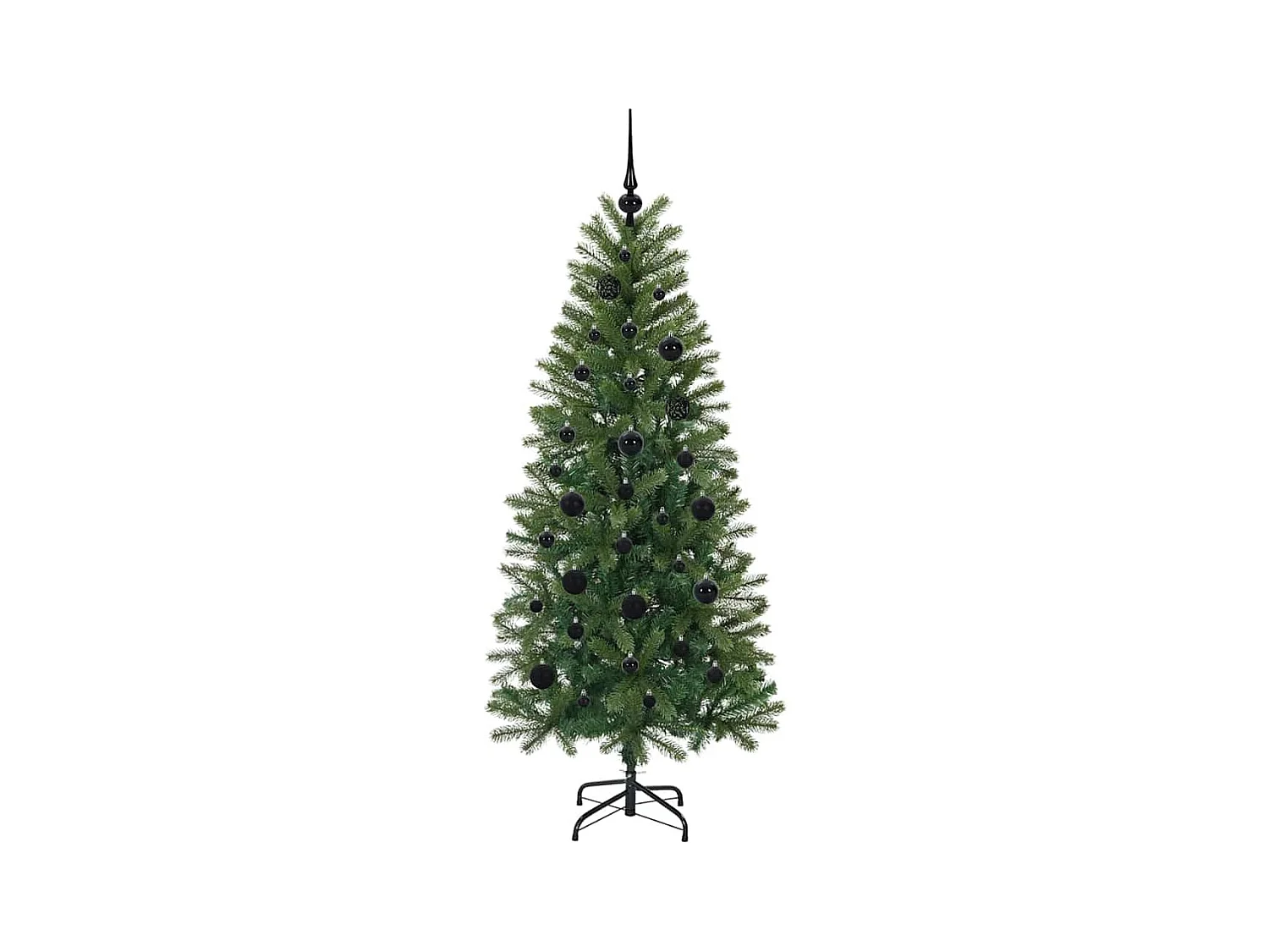 Sapin de Noël artificiel avec 150 LED Vert 150 cm PE et PVC
