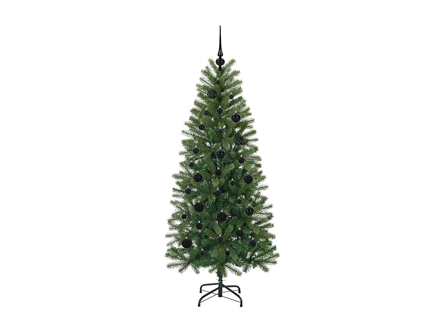 Sapin de Noël artificiel avec 150 LED Vert 150 cm PE et PVC