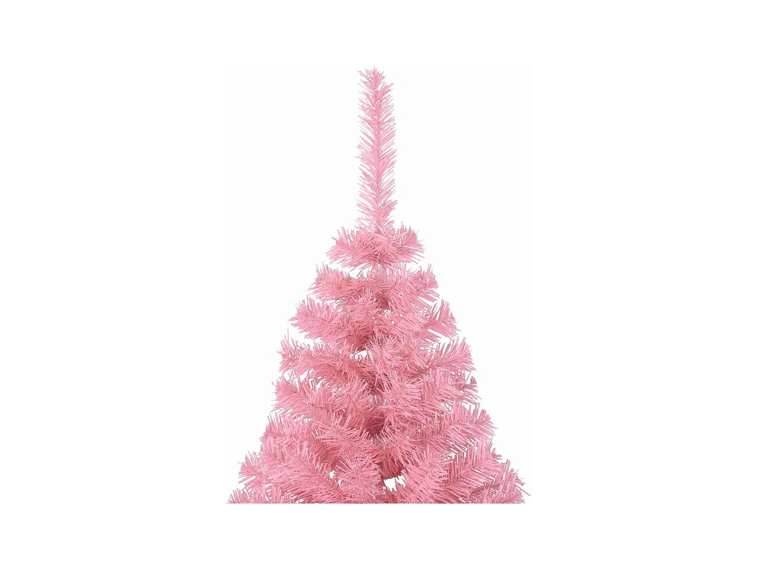Sapin de Noël artificiel pré-éclairé Rose 240 cm PVC