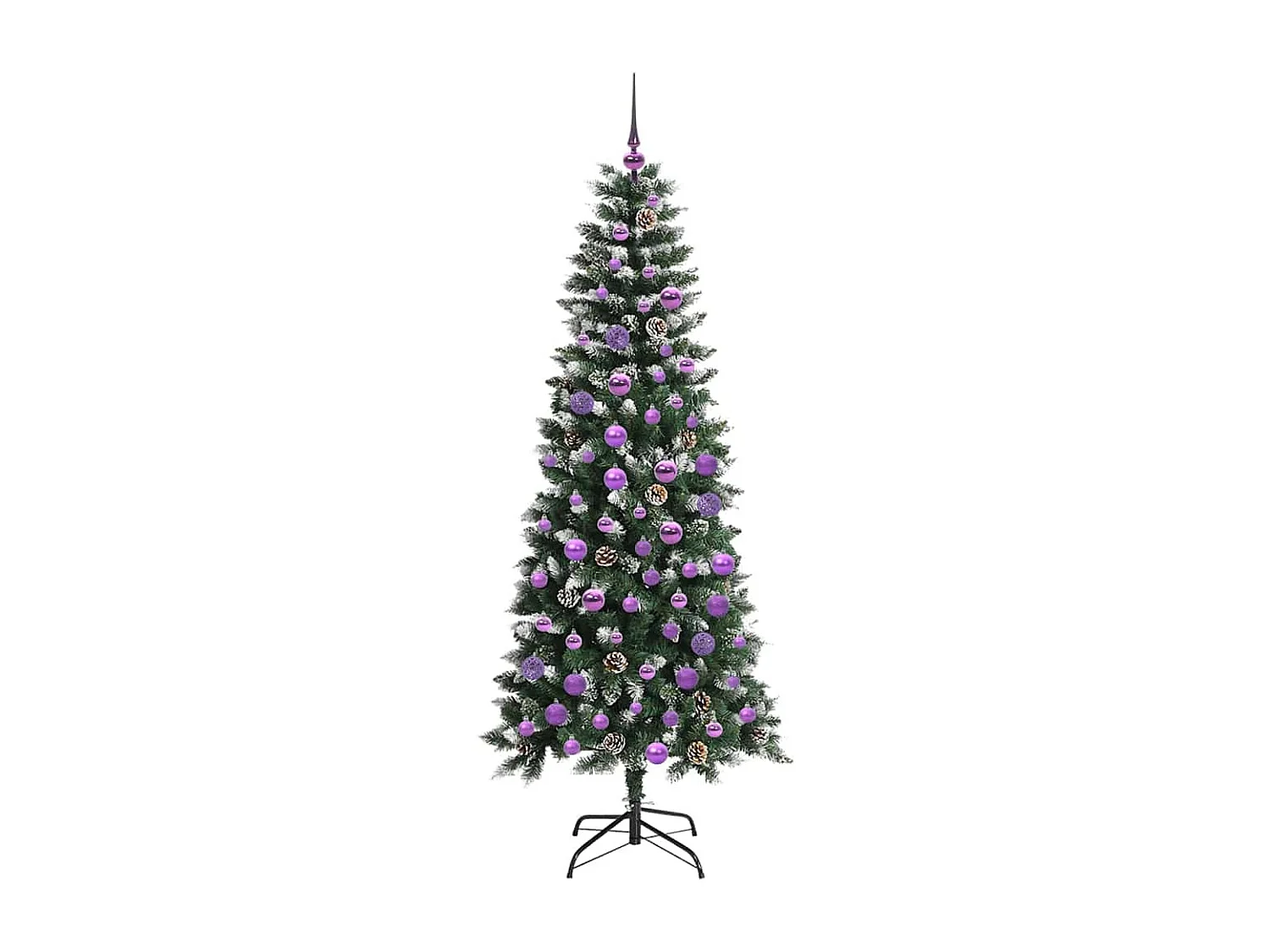 Árvore de Natal Artificial com 300 LEDs Verde 76 x 76 x 180 cm
