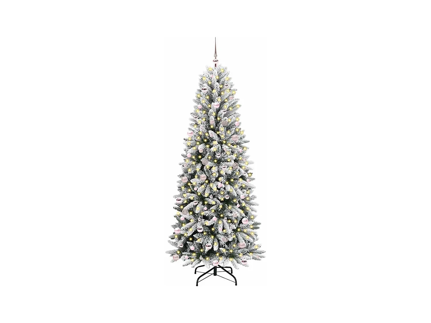 Sapin de Noël artificiel avec 300 LED Blanc 93 x 93 x 240 cm
