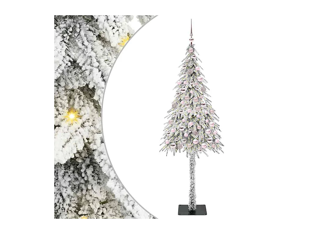Kerstboom met 300 LED met standaard Wit 180 cm PE en Staal