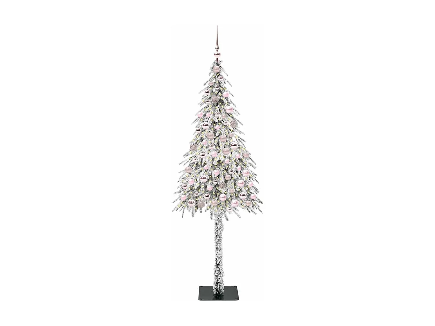 Árvore de Natal com 300 LEDs com suporte Branco 180 cm PE e Aço