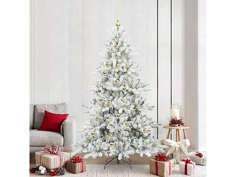 Sapin de Noël Artificiel à Branches Articulées 210 cm PVC