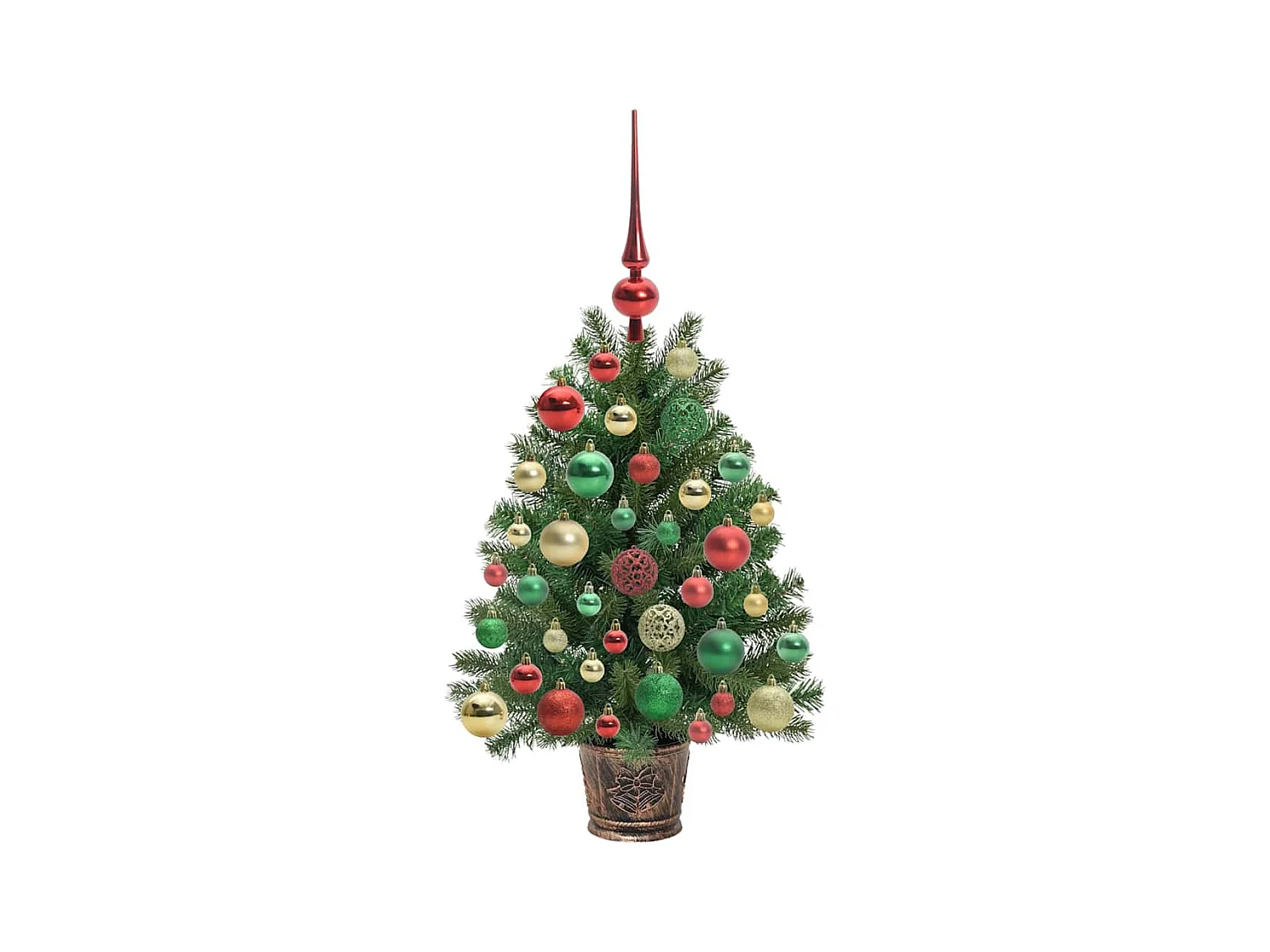 Sapin de Noël artificiel avec 150 LED Vert 75 cm PE et PVC