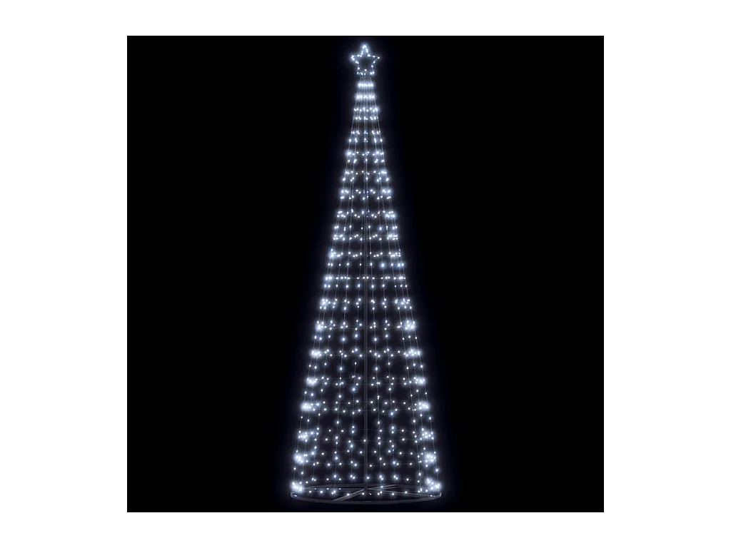 Árbol de Navidad LED 550 LEDs blanco frío 304 cm