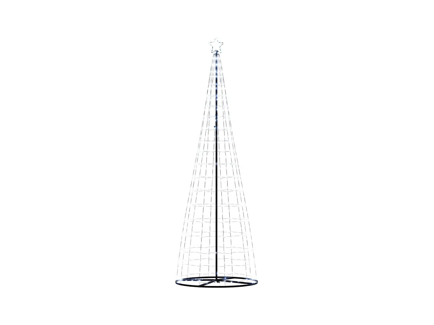 Árbol de Navidad LED 550 LEDs blanco frío 304 cm