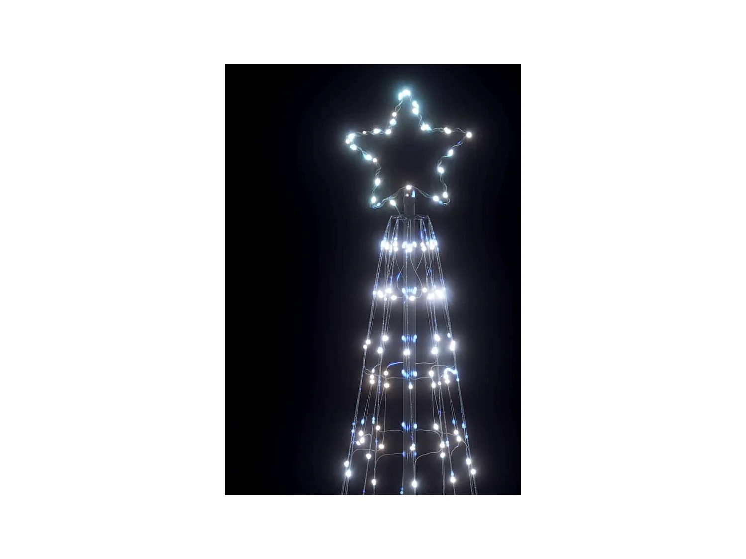 Árbol de Navidad LED 550 LEDs blanco frío 304 cm