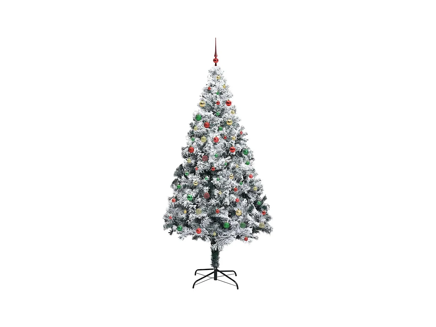 Kerstboom met decoratieve touwlichten Wit 300 cm PVC