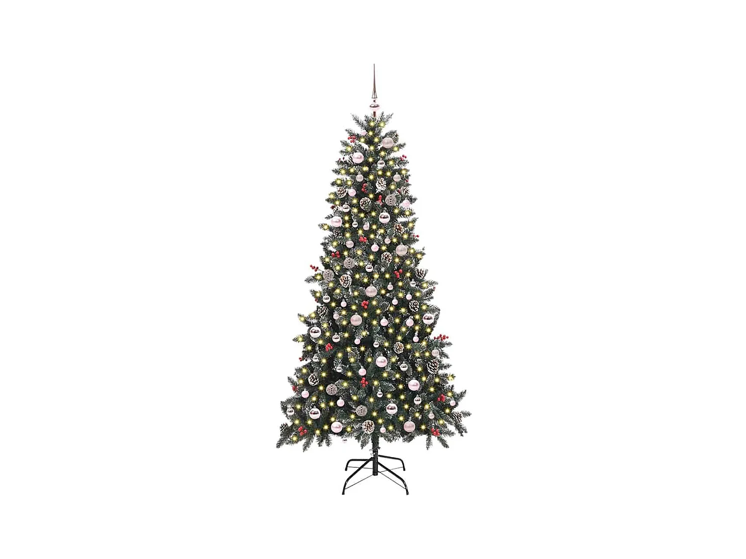Sapin de Noël artificiel Vert 129,5 x 129,5 x 240 cm