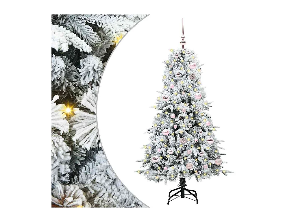 Árbol de Navidad artificial con ramas articuladas Verde 150 cm