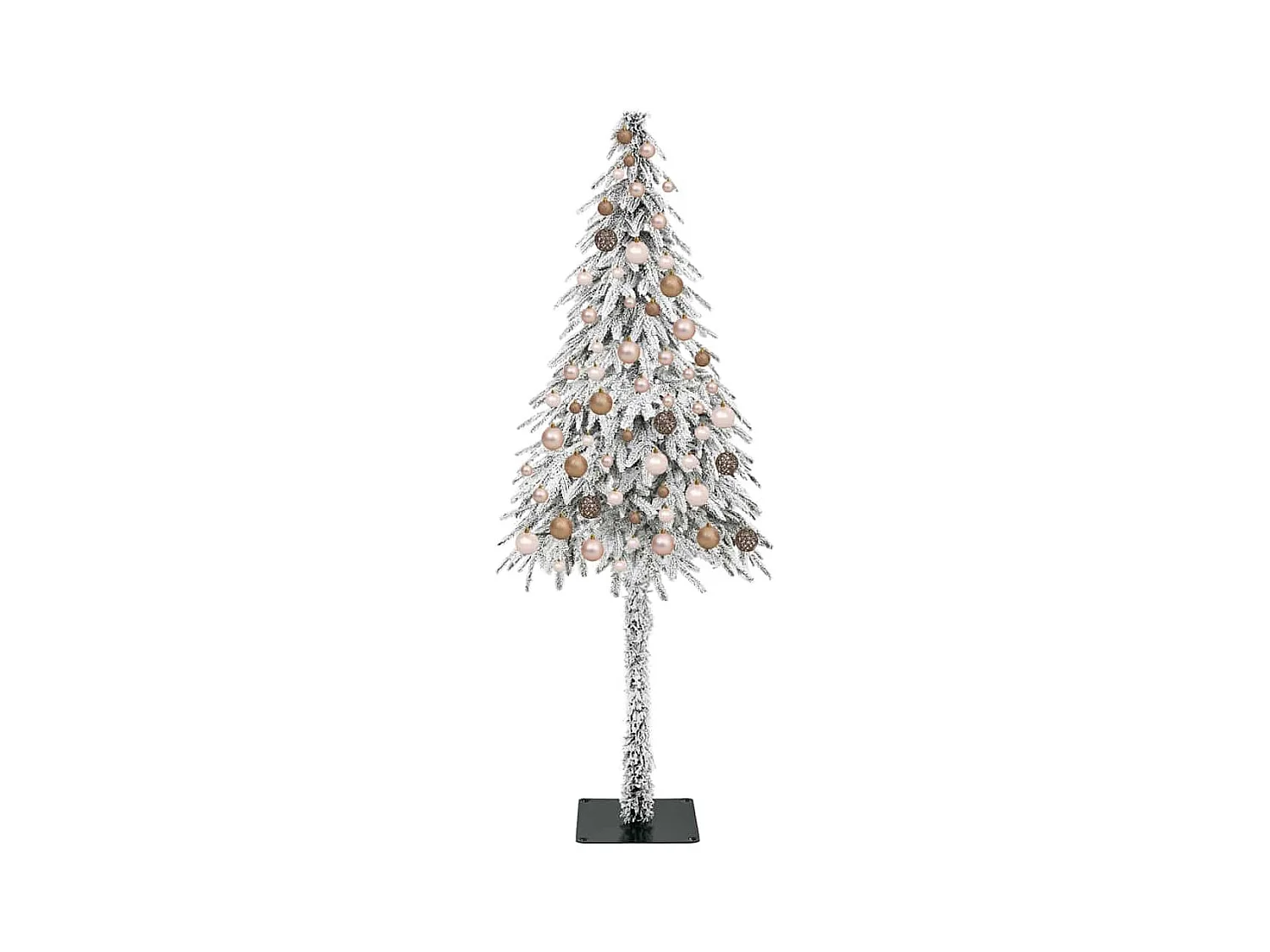 Kerstboom met decoratieve touwlichten Wit 180 cm PE