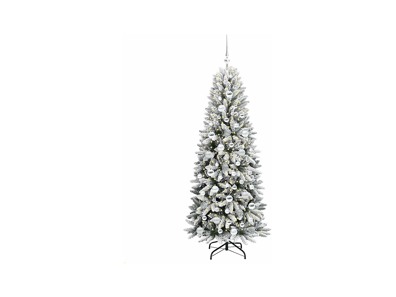 Sapin de Noël artificiel avec 300 LED Blanc 73 x 73 x 180 cm