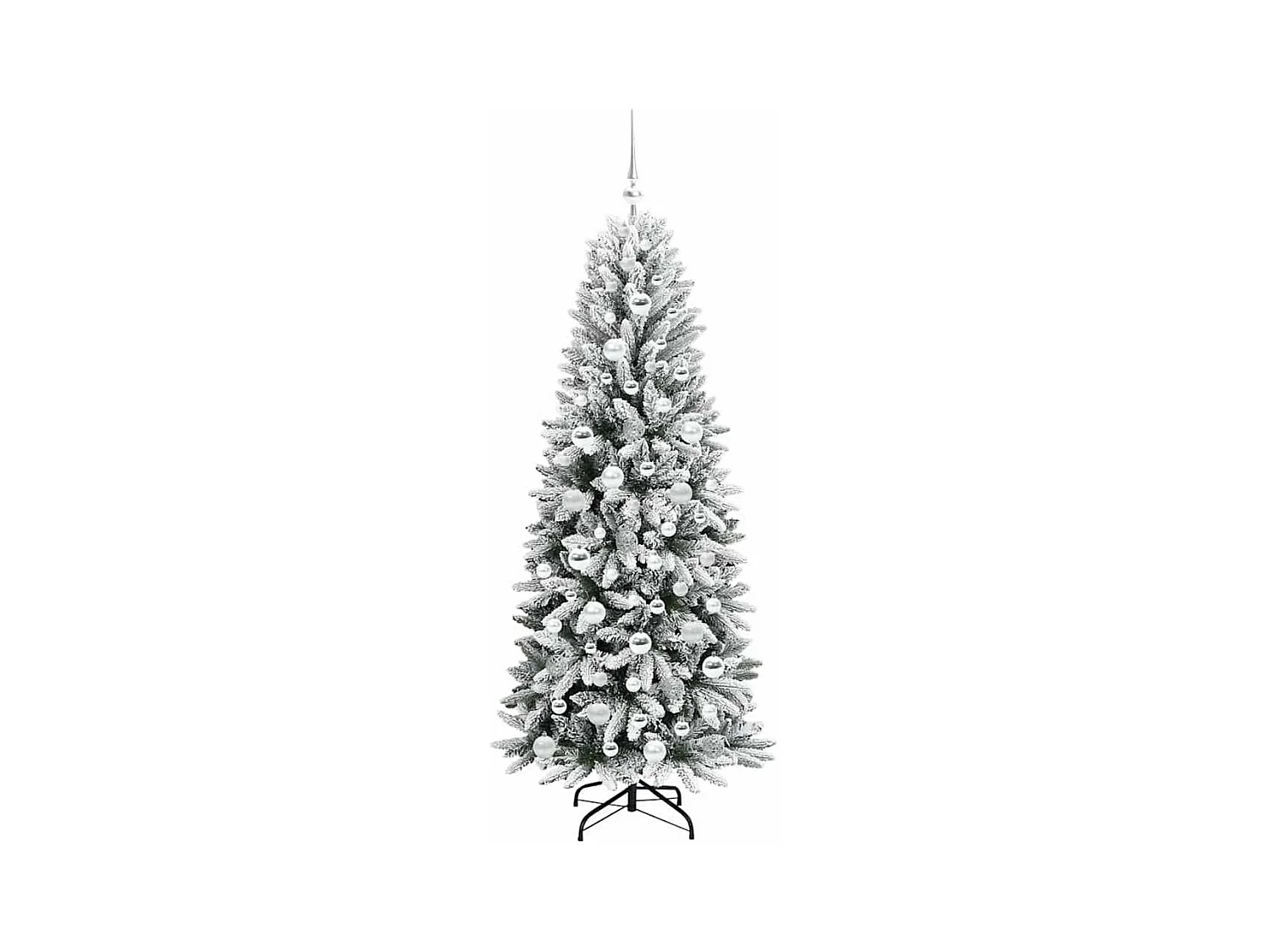 Sapin de Noël artificiel avec 300 LED Blanc 73 x 73 x 180 cm