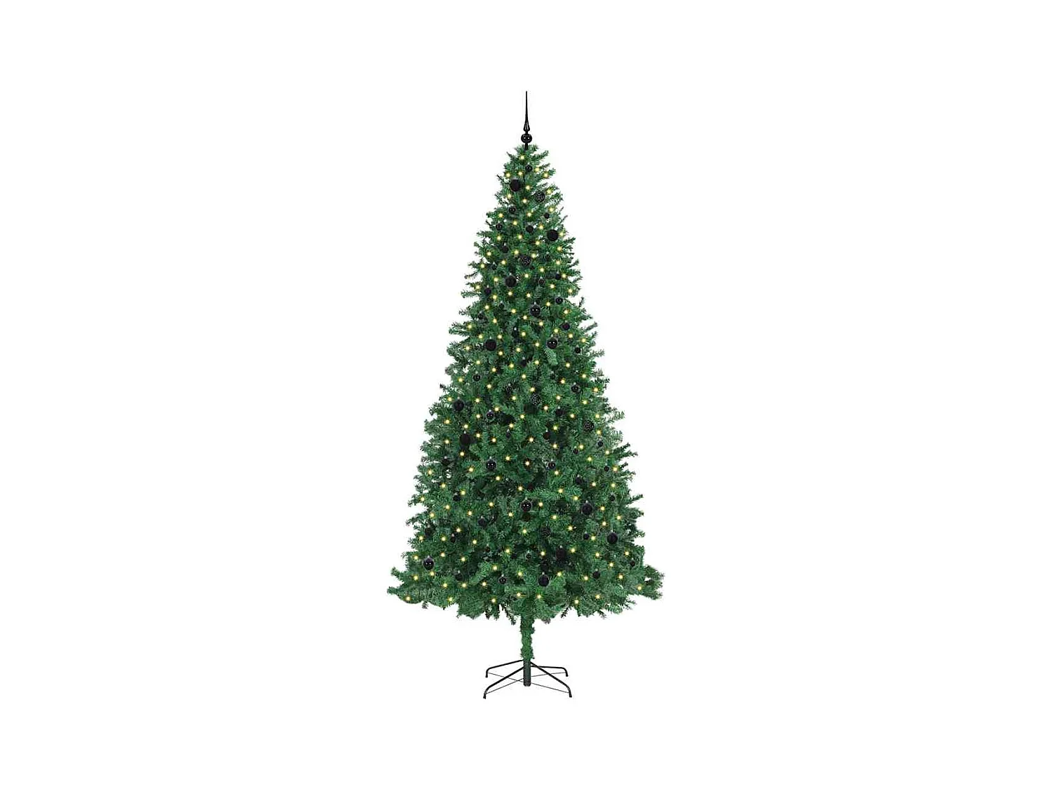 Sapin de Noël artificiel Vert 300 cm PVC, Métal et Plastique