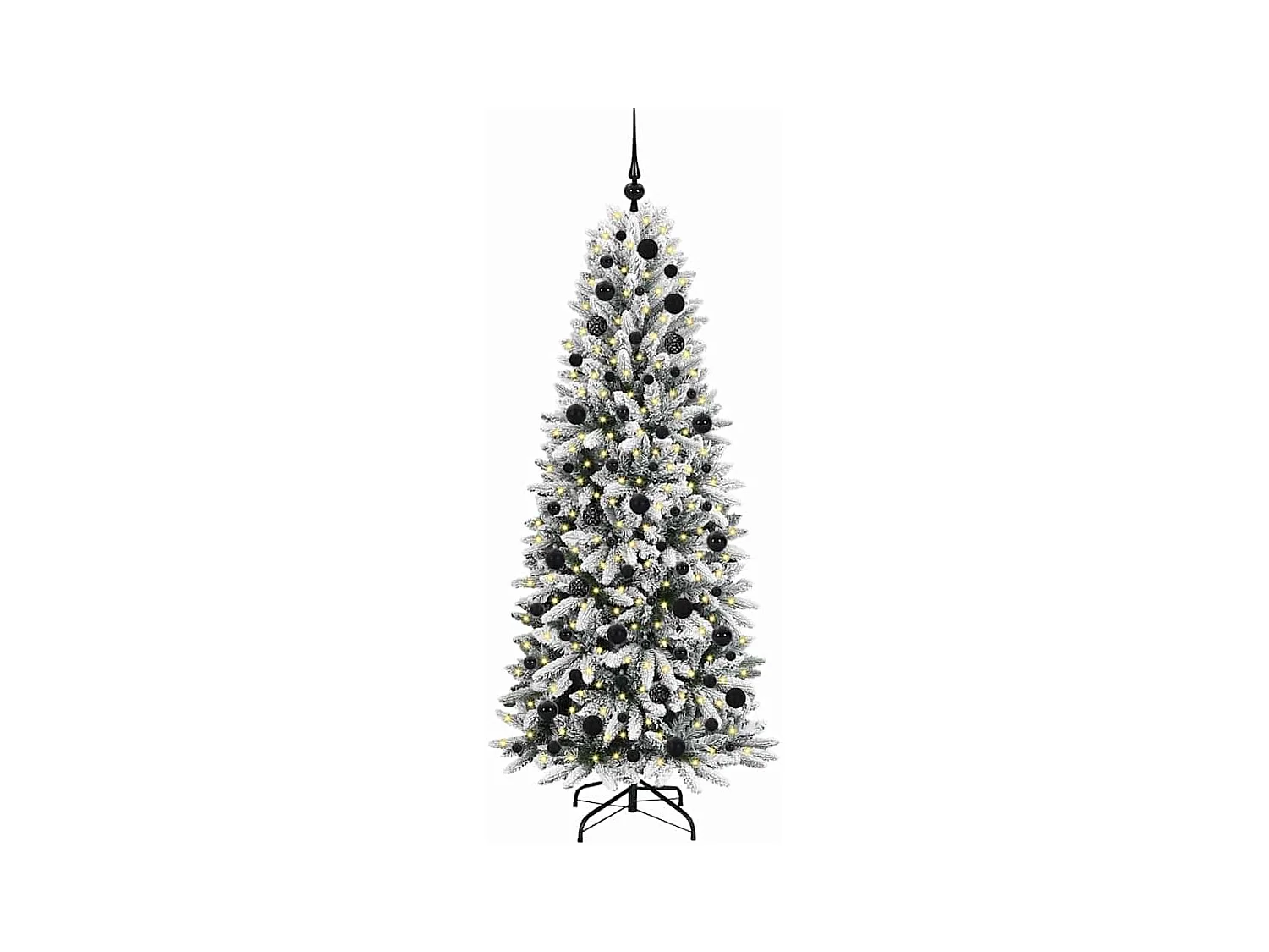Sapin de Noël artificiel avec 300 LED Blanc 73 x 73 x 180 cm