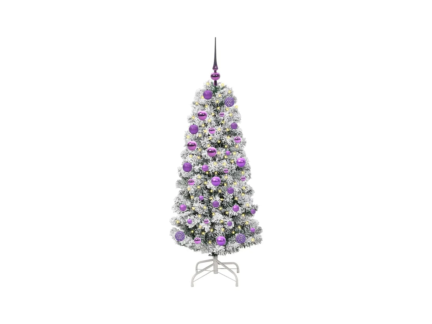 Sapin de Noël Artificiel à Branches Articulées 120 cm PVC