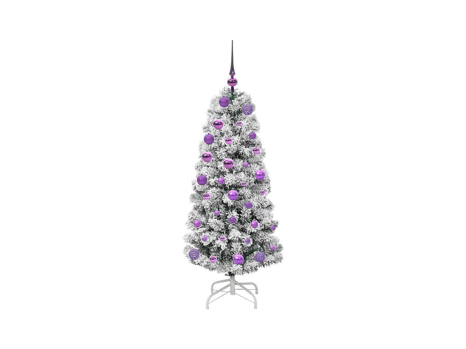 Sapin de Noël Artificiel à Branches Articulées 120 cm PVC