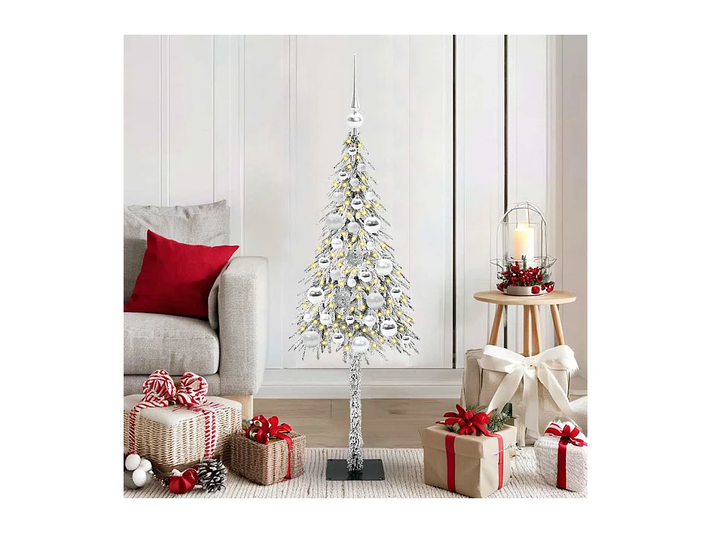 Árbol de Navidad con 150 LED con soporte 120 cm PE y Acero