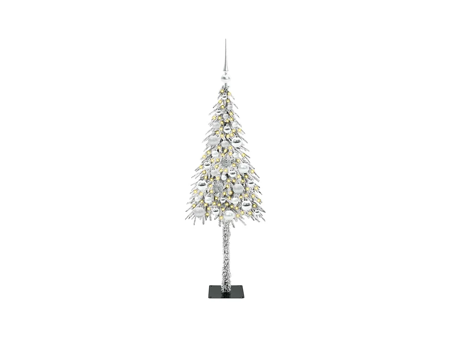 Árbol de Navidad con 150 LED con soporte 120 cm PE y Acero