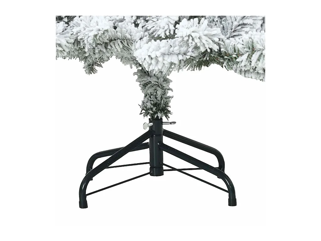 Moderne Kunstmatige Gehingde Kerstboom met Sneeuw en Vilt Wit