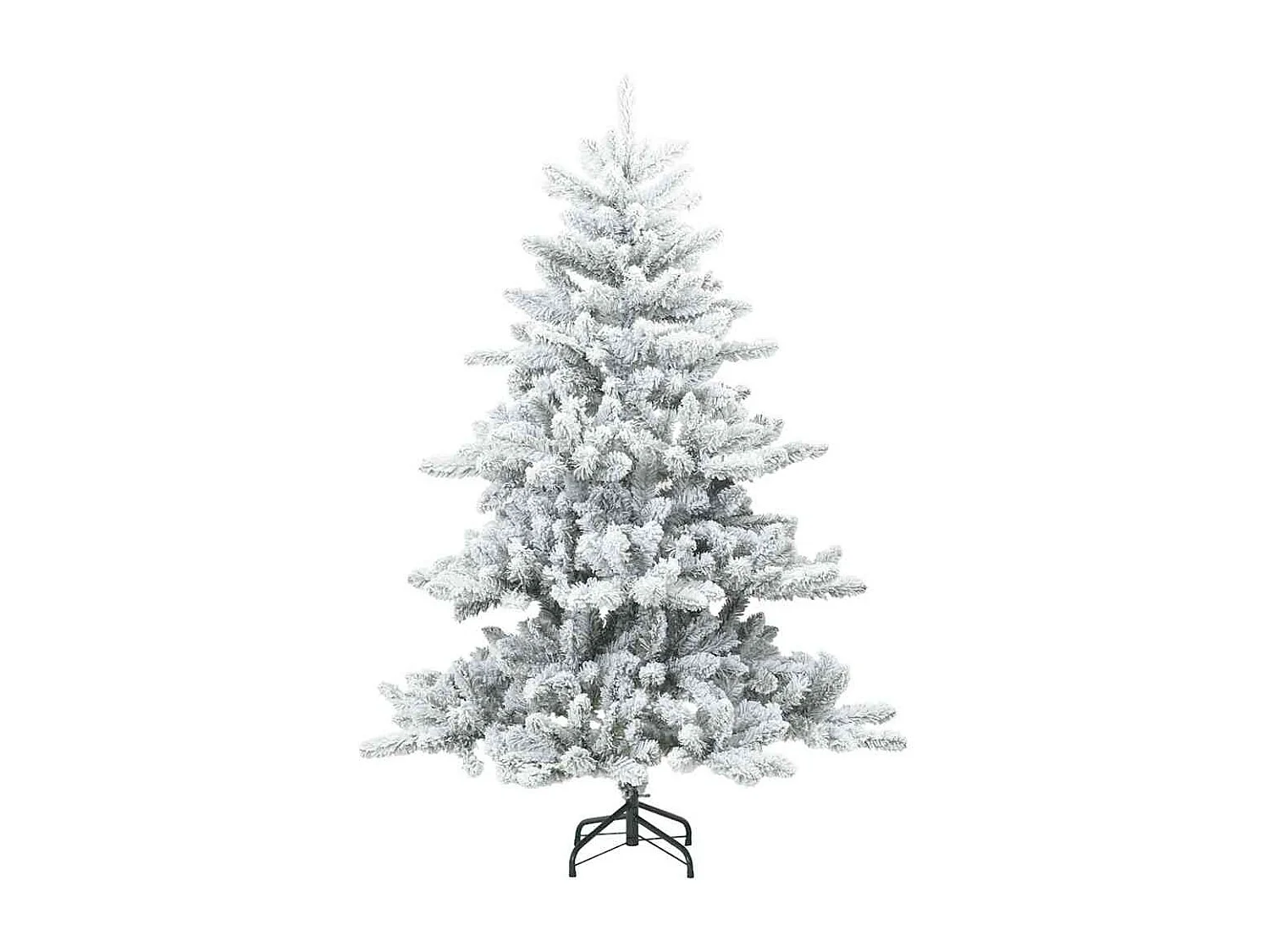 Arbre de Noël Artificiel Moderne à Charnières Flocké avec Neige