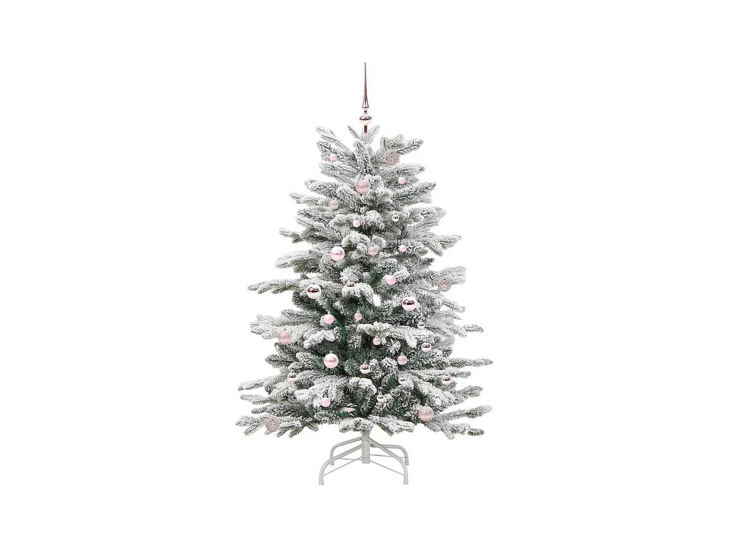 Sapin de Noël Artificiel à Branches Articulées Blanc 150 cm