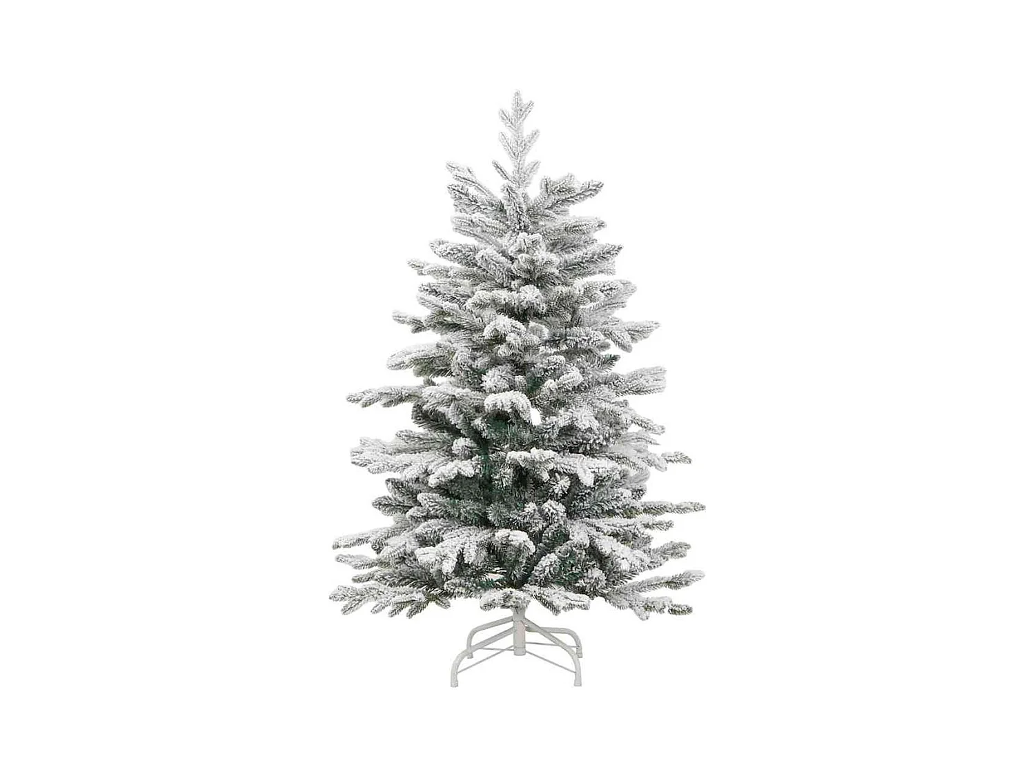 Sapin de Noël Artificiel à Branches Articulées Blanc 150 cm