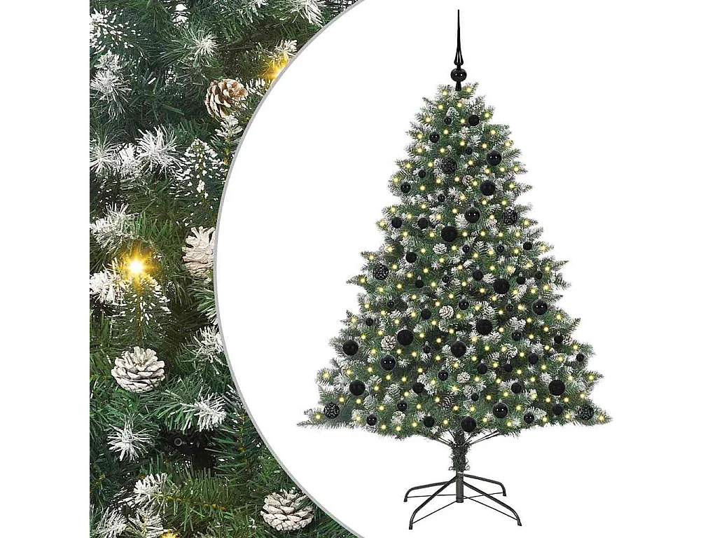 Árvore de Natal Artificial com suporte Verde 126 x 126 x 180 cm