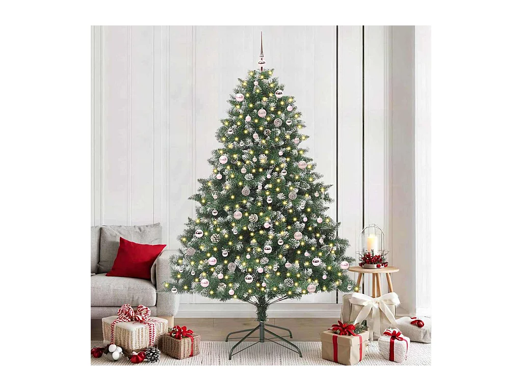 Sapin de Noël artificiel avec 300 LED Vert 160 x 160 x 240 cm