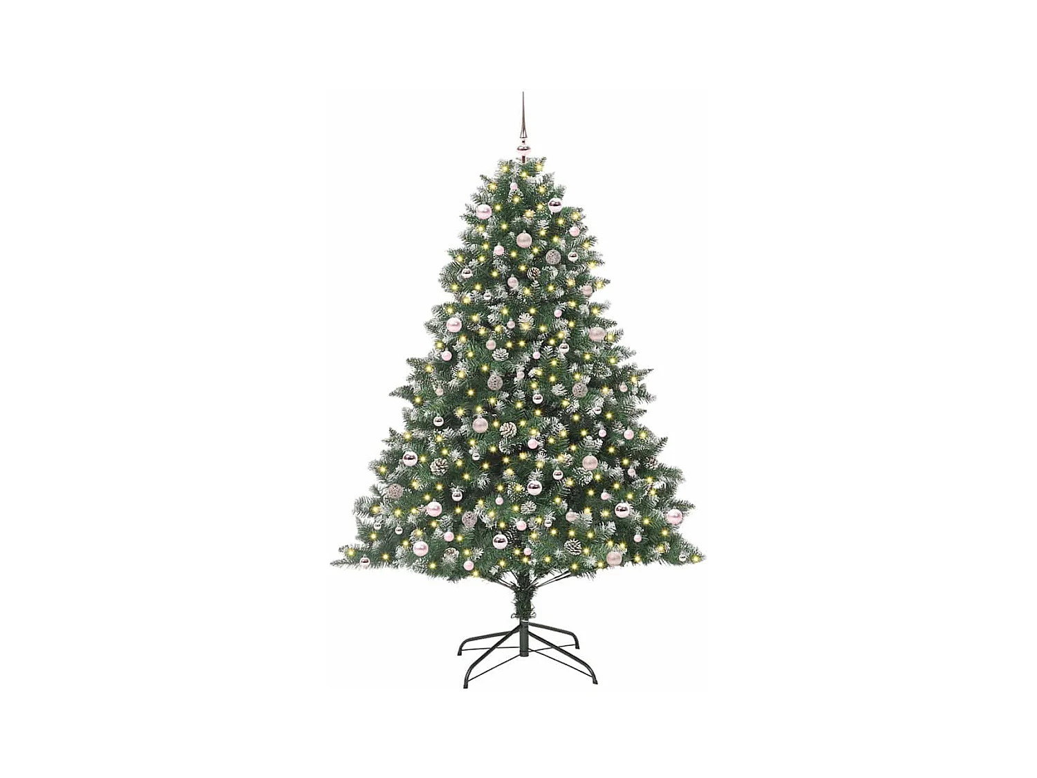 Sapin de Noël artificiel avec 300 LED Vert 160 x 160 x 240 cm