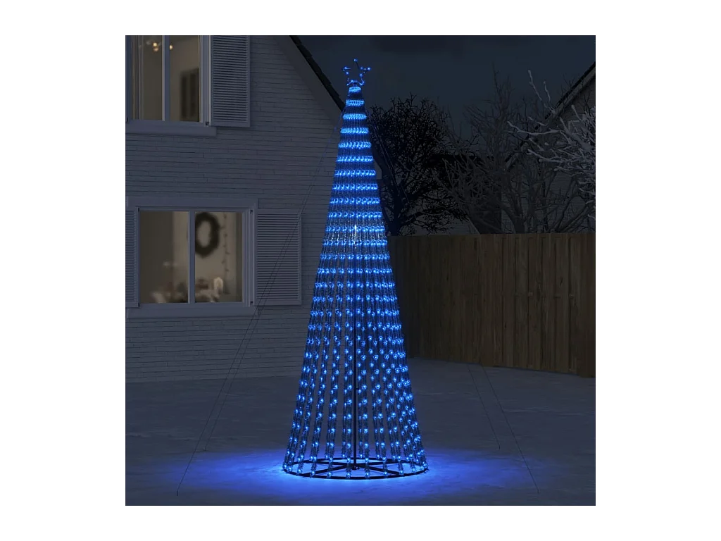 Árbol de Navidad LED 688 LEDs azul 300 cm
