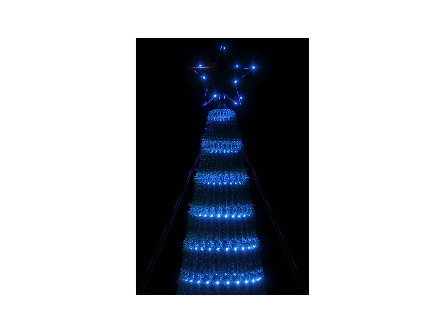 Árbol de Navidad LED 688 LEDs azul 300 cm