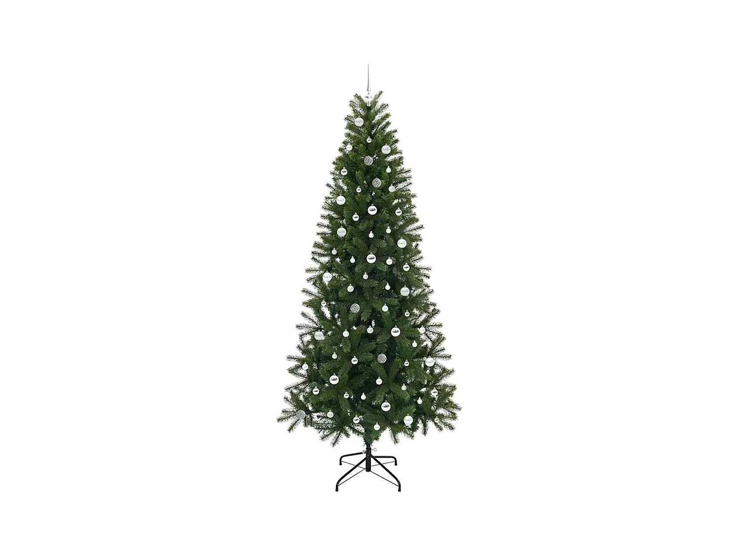 Árbol de Navidad artificial con 300 LED Verde 240 cm PE y PVC