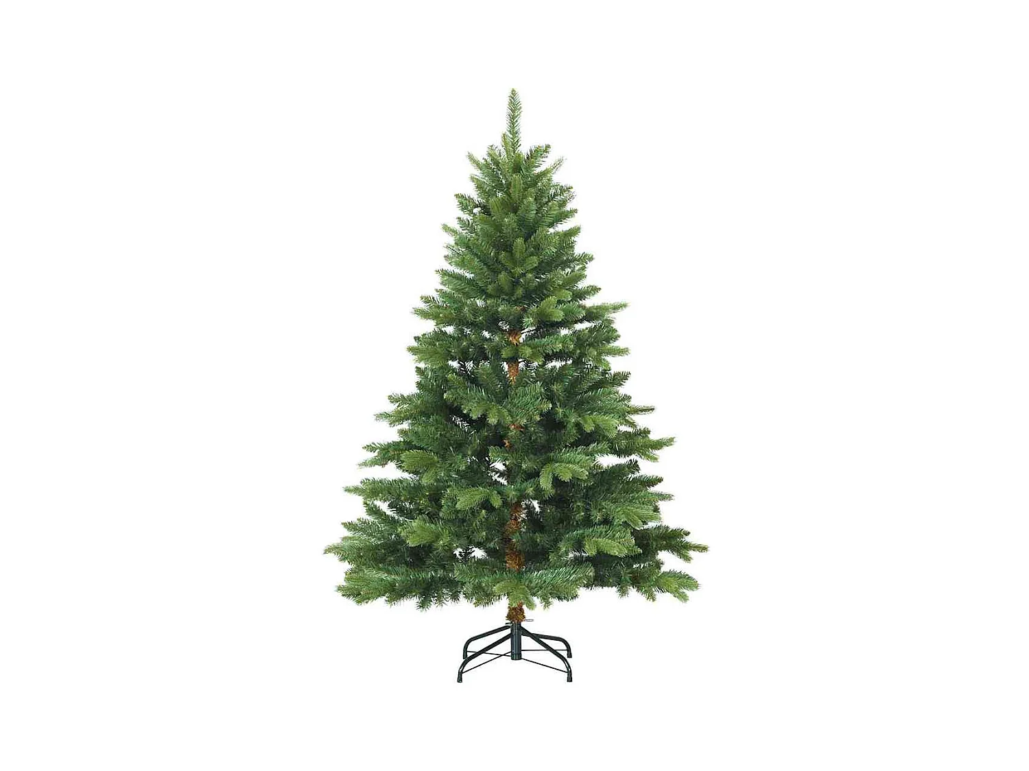 Sapin de Noël artificiel avec 150 LED Vert 120 cm PE et PVC