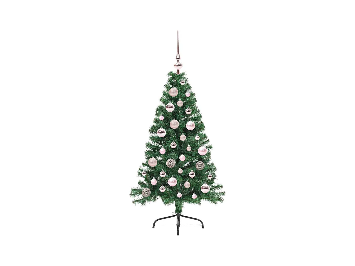 Árvore de Natal Artificial Pré-iluminada Verde 120 cm PVC