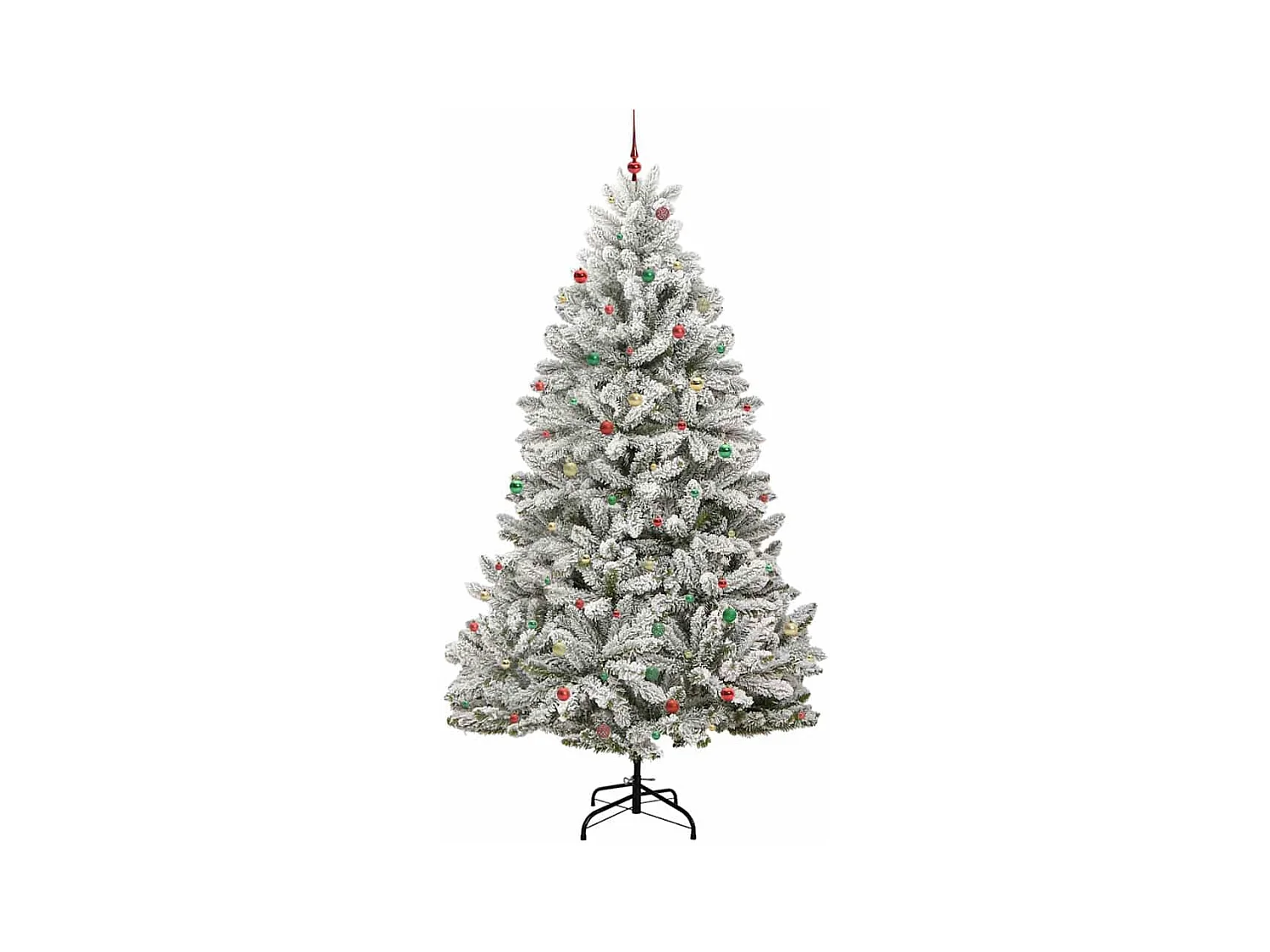 Árbol de Navidad artificial Verde y 300 cm PVC y Metal
