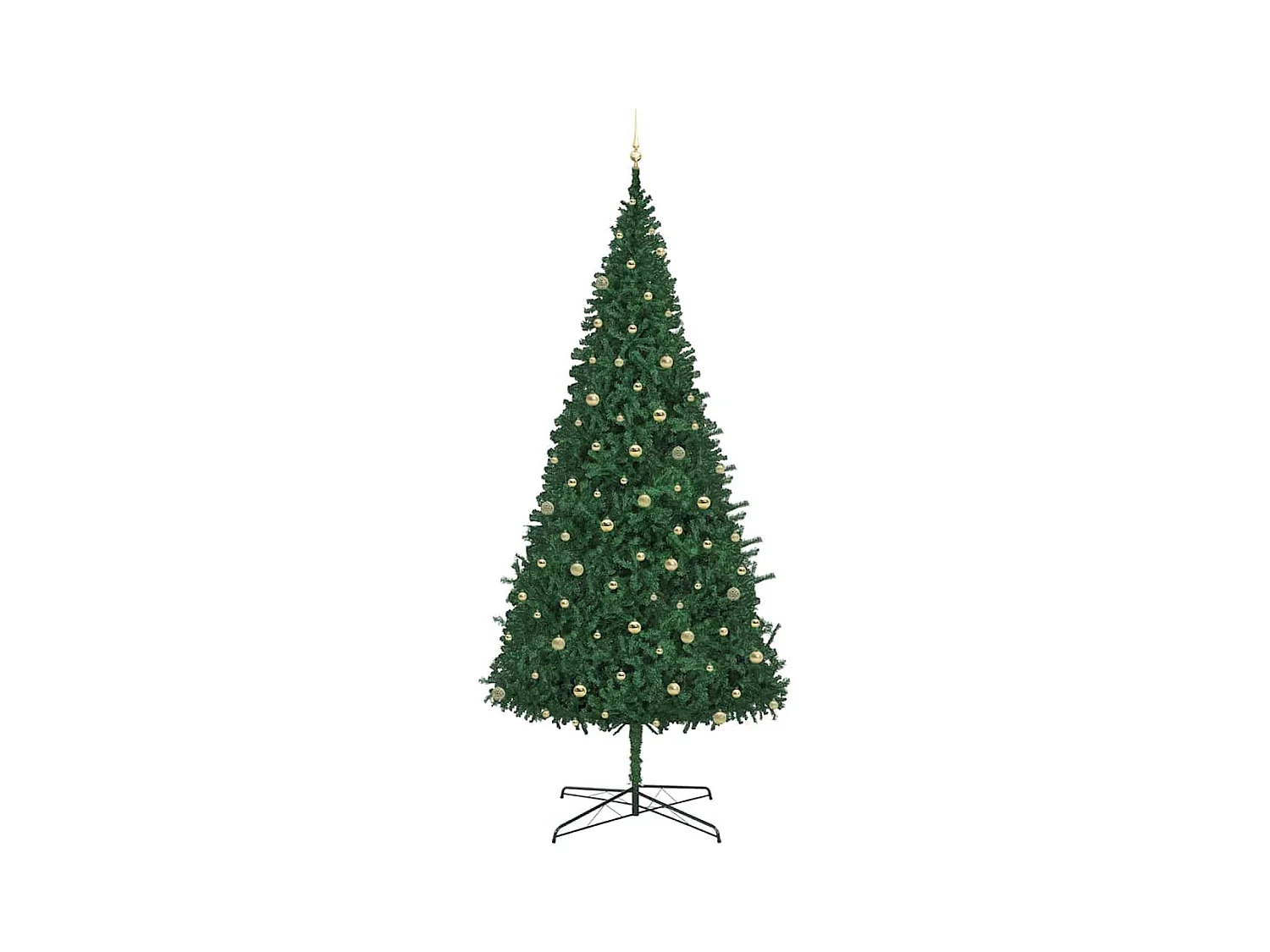 Kerstboom met decoratieve touwlichten Groen 400 cm PVC