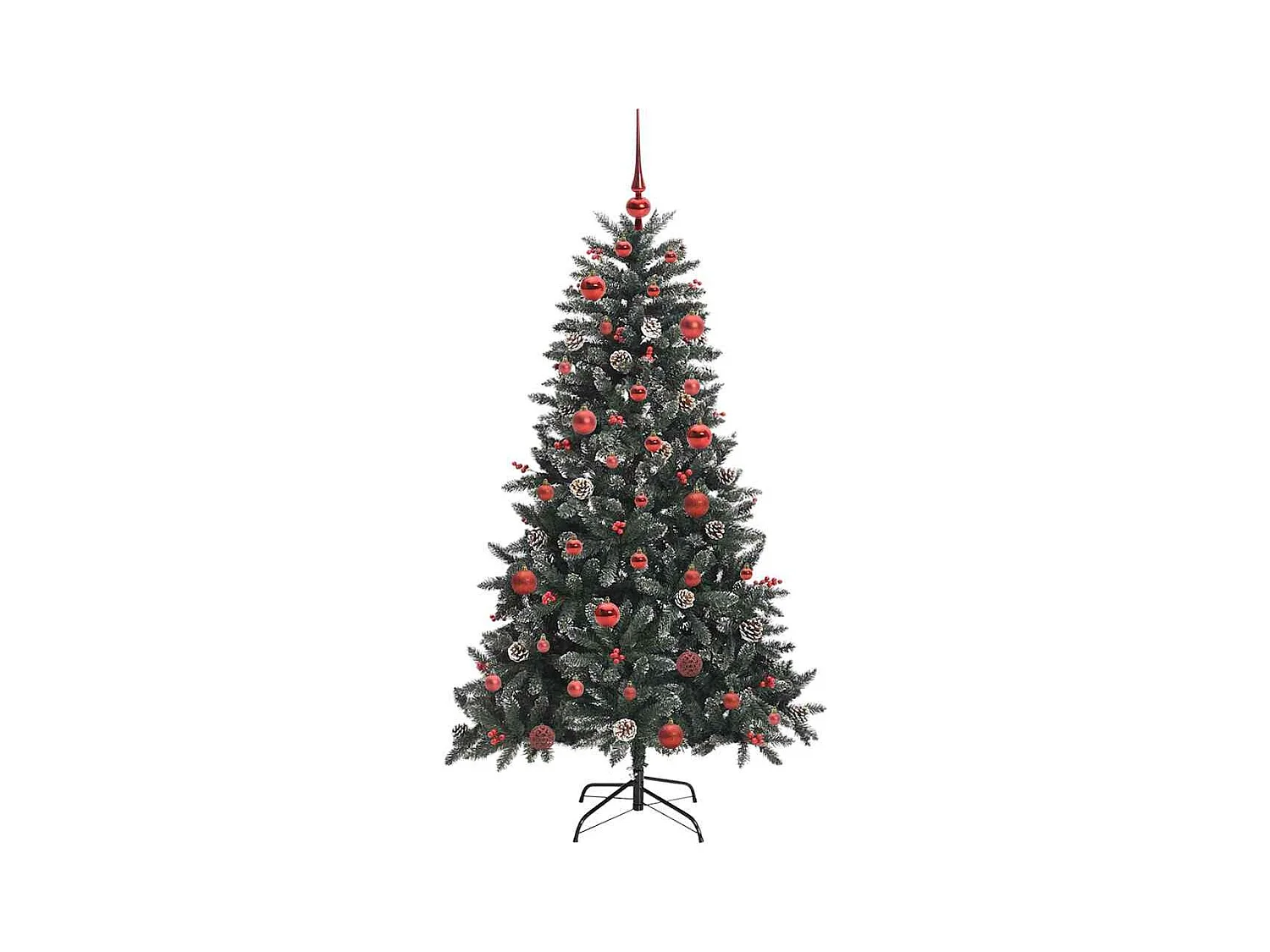 Sapin de Noël artificiel avec 150 LED Vert 83.5 x 83.5 x 150 cm
