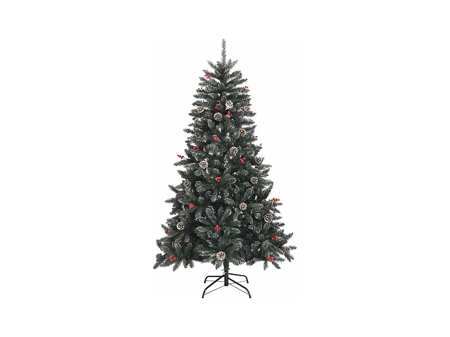 Sapin de Noël artificiel avec 150 LED Vert 83.5 x 83.5 x 150 cm