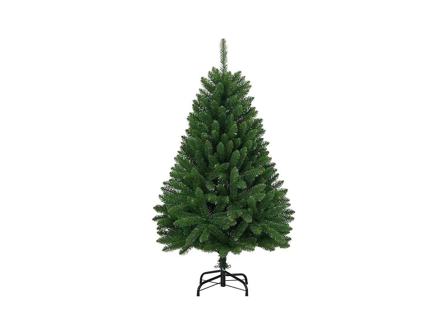 Árvore de Natal Artificial Verde 120 cm PVC e Metal