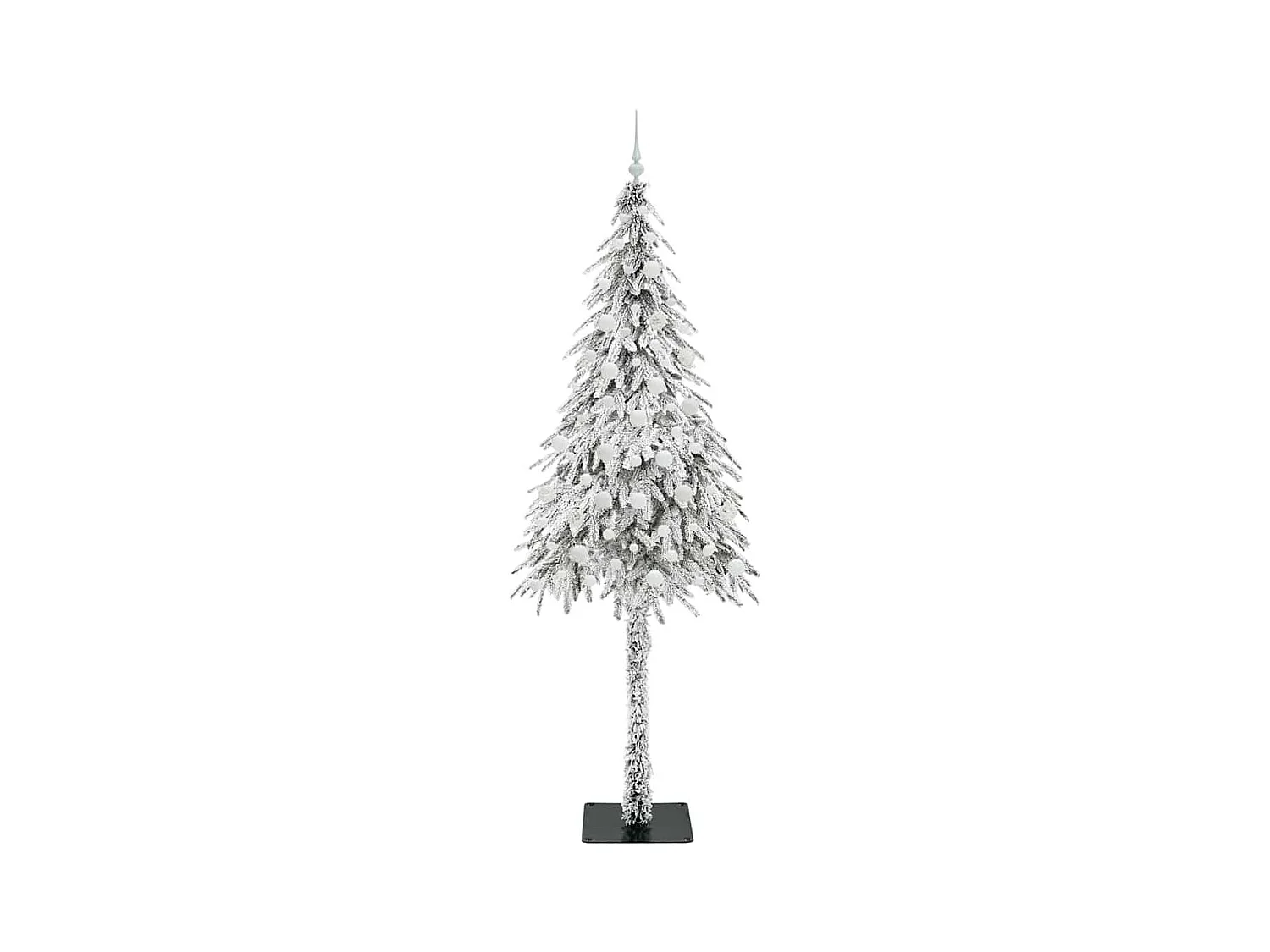 Sapin de Noël avec 300 LED Blanc 210 cm PE et Acier